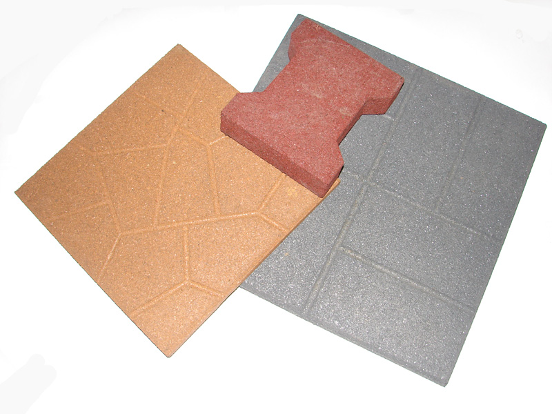 Tires spa presse stampaggio pavimenti antishok Pavimenti in gomma riciclata